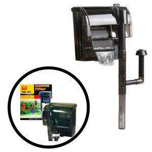 FILTR KASKADOWY SunSun HBL-501 400 L/H akwarium 30-100l ze SKIMMEREM