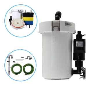 Filtr Kubełkowy SunSun HW-602B 400l/h 6W 30-80L PREFILTR