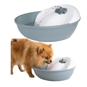 Kerbl Miska Poidło dla Psa Kota Fontanna Classic Pet Fountain DUŻA POJEMNOŚĆ 1,75L Szara