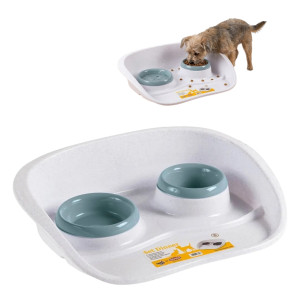 Miska Z Podstawką Kerbl 1x300ml 1x250ml Stablina Dla Psa Kota