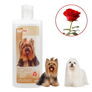 Happet Szampon dla Psów Długowłosych 240 ml Zapach RÓŻ CH03