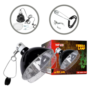 Klosz Lampa Oprawa Żarówki Do Terrarium śr. 21cm