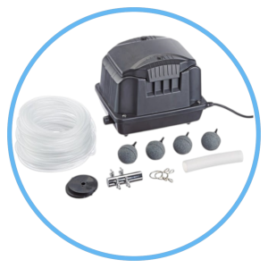 Pontec PondoAir Set 1800 l/h 25W Kompletny Zestaw Napowietrzający do Oczka Wodnego Wężyki Kamienie