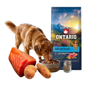ONTARIO ADULT ALL BREADS MONO TUNA&POTATOES 12KG Karma Monoproteinowa dla Dorosłych Psów Wszystkich Ras z Tuńczykiem i Słodkim Ziemniakiem