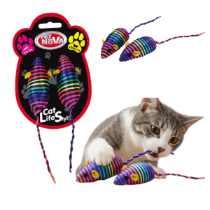 Pet Nova Zestaw Myszek Zabawek Dla Kota 2szt. 7cm