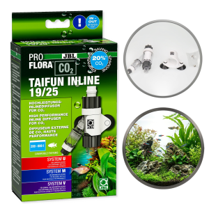 JBL PROFLORA CO2 TAIFUN INLINE Dyfuzor CO2 do Zabudowy na Wężu Filtra 19/25mm