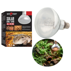 Repti PLANET Żarówka SOLAR GLO 160W Oświetlenie IR UVA UVB