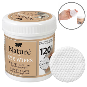 Delikatny Czyścik Wacik Do Oczu Psa Kota Nature Eyes Wipes 120szt Słoik