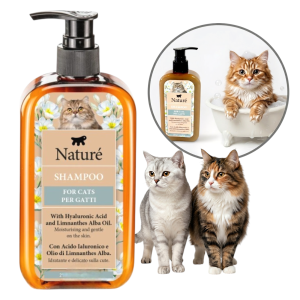 Nature Cat Shampoo Szampon Dla Kota Kotów Czyste i Lśniące Futerko 250ml
