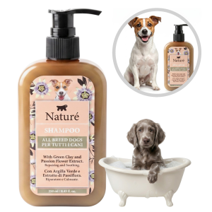 Nature Green Clay Szampon z Zieloną Glinką dla Psów Regeneruje i Odżywia Sierść 250ml