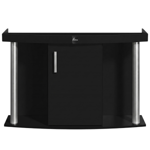 Szafka pod Akwarium Profilowane Owalne Comfort 120x40x67cm Czarna