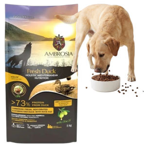 Ambrosia Adult Sensitive Karma dla Psa Świeża Kaczka Bezzbożowa Hipoalergiczna 5kg