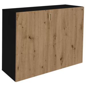 Szafka pod Akwarium Proste Elitte 100x40x90 Czarny-Dąb Artisan