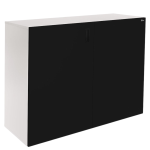 Szafka pod Akwarium Proste Elitte 100x40x90 Biały-Czarny