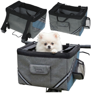 Kerbl Torba Transporter dla psa na Rower Vacation 38x25x25cm Szary