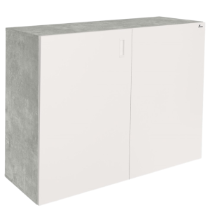 Szafka pod Akwarium Proste Elitte 100x50x90 Beton-Biały