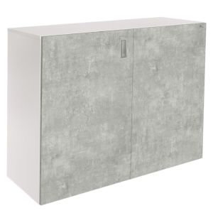 Szafka pod Akwarium Proste Elitte 100x50x90 Biały-Beton