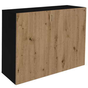 Szafka pod Akwarium Proste Elitte 100x60x90 Czarny-Dąb Artisan