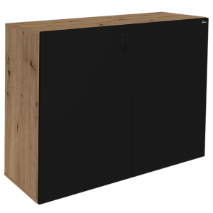 Szafka pod Akwarium Proste Elitte 100x60x90 Dąb Artisan-Czarny