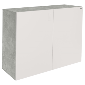 Szafka pod Akwarium Proste Elitte 100x60x90 Beton-Biały