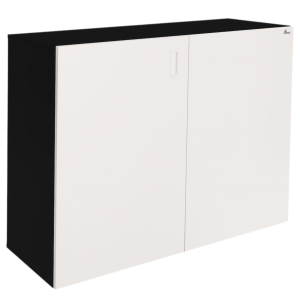 Szafka pod Akwarium Proste Elitte 120x40x90 Czarny-Biały
