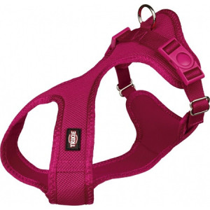 TRIXIE Miękka uprząż / szelki dla psa - fuksja XXS-XS (25cm-35cm)
