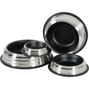 ZOLUX Miska antypoślizgowa Inox Merenda - Czarna 500ml