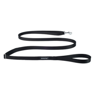 AMIPLAY Smycz regulowana Easy Fix Basic - Czarna S