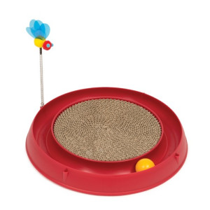 CATIT Tor Play'n Scratch z drapakiem - czerwony