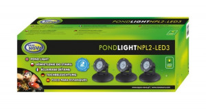 AQUA NOVA Wodoodporna lampa LED 3x 2,2W, 12V
