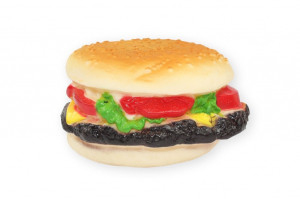 PET NOVA Hamburger z posypką, serem i sosem 9cm
