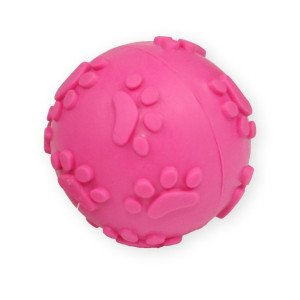 PET NOVA Piłka 6cm z dźwiękiem o aromacie mięty - różowa