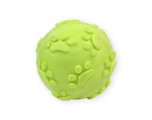 PET NOVA Piłka 6cm z dźwiękiem o aromacie mięty - żółta