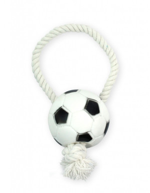 PET NOVA Piłka futbolowa na sznurku 26cm