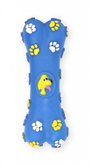 PET NOVA Kość 15cm - niebieska