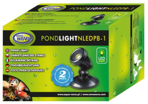 AQUA NOVA Wodoodporna lampa LED 1x 1W, 12V, szkiełka kolorowe