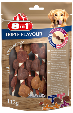 8in1 Przysmak Triple Flavour Skewers 6 szt.
