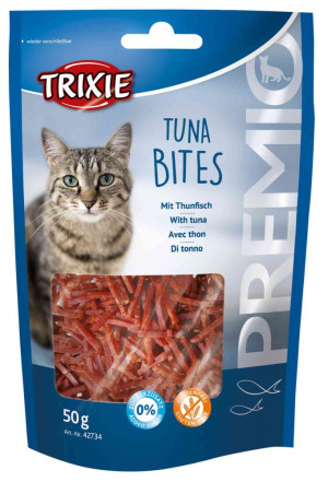TRIXIE Premio Paseczki Tuna Bites z tuńczykiem - przysmaki dla kota 50g