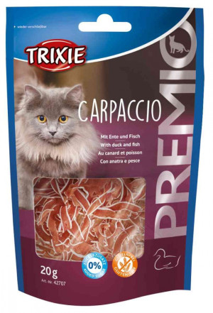 TRIXIE Premio Carpaccio z kaczką i dorszem - przysmaki dla kota 20g