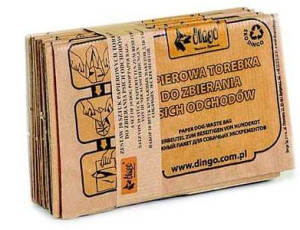 DINGO Papierowa torebka do zbierania odchodów 10 szt.