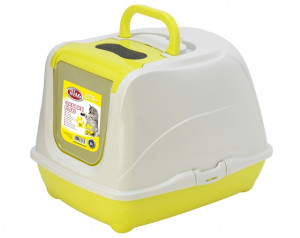 PET NOVA Cat Life Plus Toaleta dla kota 50cm - żółta