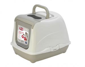 PET NOVA Cat Life Plus Toaleta dla kota 57cm - szara