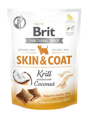 BRIT CARE DOG FUNCTIONAL SNACK Skin and Coat Krill 150g