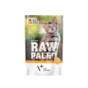 RAW PALEO Kitten Turkey 100g (saszetka) indyk dla kociąt 100g (saszetka)