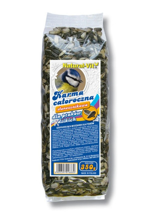 NATURAL-VIT Karma dla dzikich ptaków słonecznikowa 350g