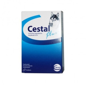 CESTAL Plus - tabletki do rozgryzania i żucia dla psów na odrobaczanie 1 tab.