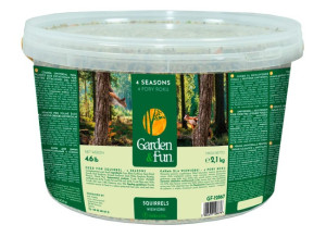 GARDEN & FUN Karma dla wiewiórek - 4 pory roku 2,1kg (wiaderko)