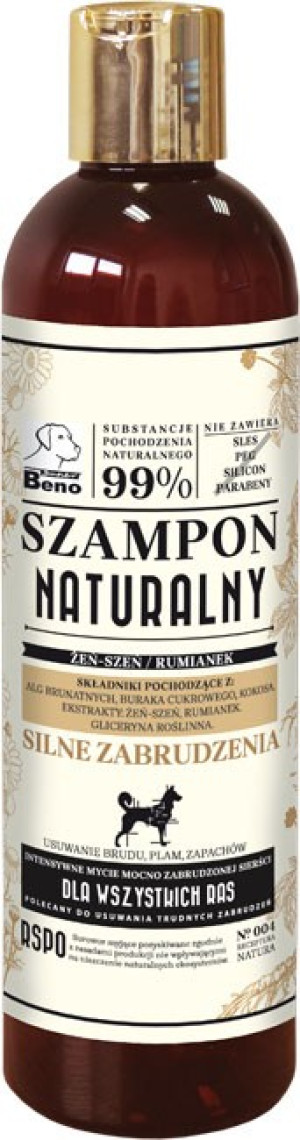 SUPER BENO Naturalny szampon - silne zabrudzenia 300ml