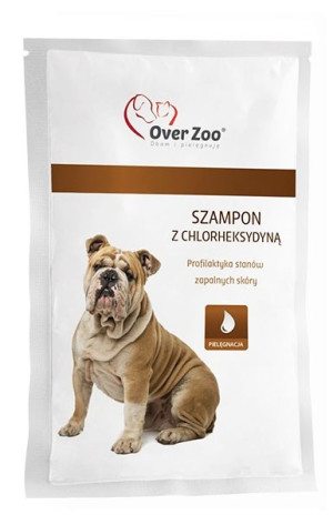 OVER ZOO Szampon Over z Chlorheksydyną 20ml (saszetka)