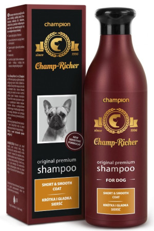 CHAMP-RICHER - szampon krótka i gładka sierść 250ml
